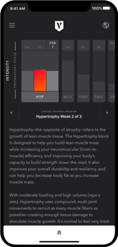 Hypertrophy Defined - Workout Calendar
